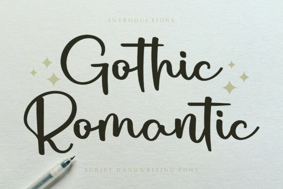 Gothic Romantic Font Download for Desktop