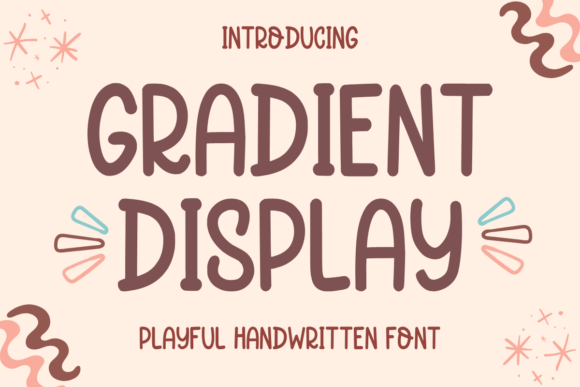 Gradient Display Font - Featured Image