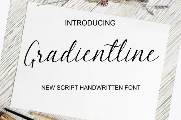 Gradientline Font - Featured Image