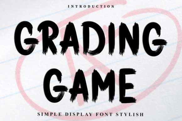 Grading Game Font Download for Desktop