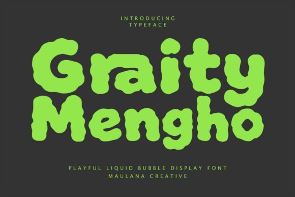 Graity Mengho Font - Featured Image