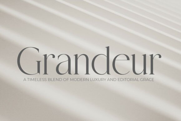 Grandeur – Elegant Classic Serif Font Download for Desktop