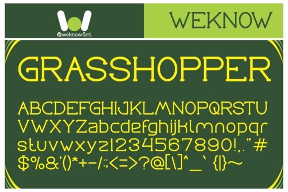 Grass Hopper Font Download for Desktop