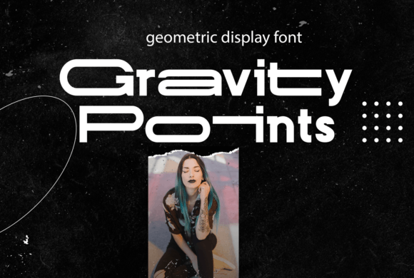 Gravity Points Font - Featured Image