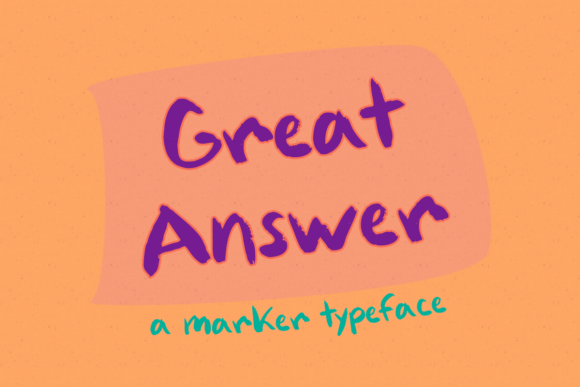 Great Answer Font Download for Desktop