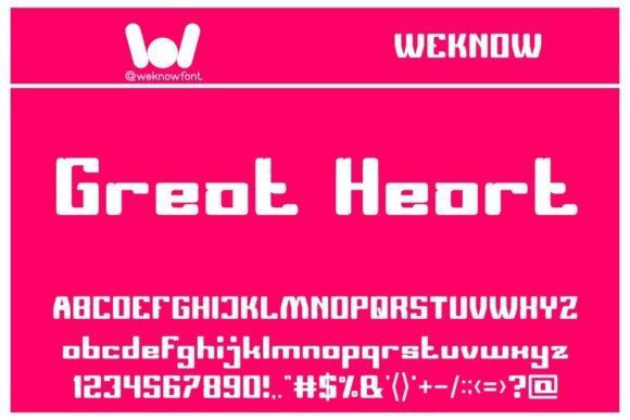 Great Heart Font - Featured Image