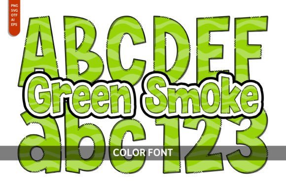 Green Smoke Font Download for Desktop