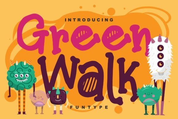 Green Walk Font Download for Desktop