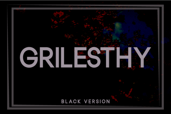 Grilesthy Black Font Download for Desktop
