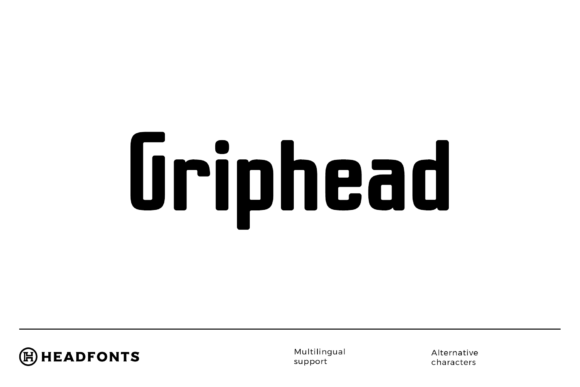 Griphead Font - Featured Image