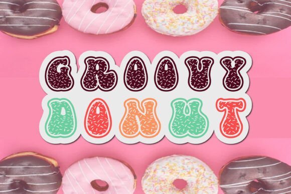 Groovy Donut Font - Featured Image