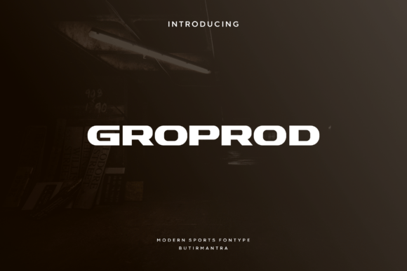 Groprod Font - Featured Image