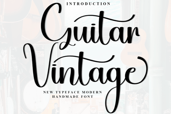 Guitar Vintage Font Download for Desktop