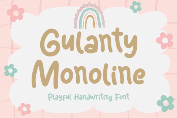 Gulanty Monoline Font - Featured Image