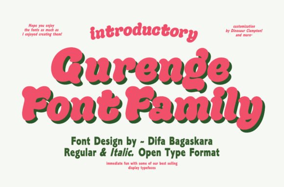 Gurenge Font - Featured Image