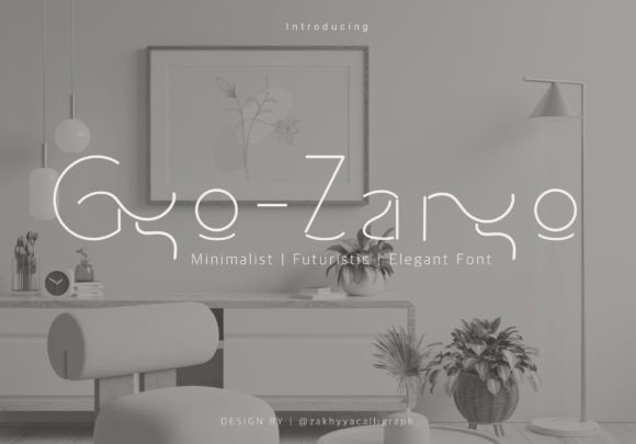 Gyo-zaryo Font - Featured Image