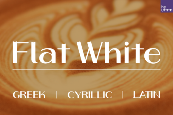 HU Flat White Font Download for Desktop
