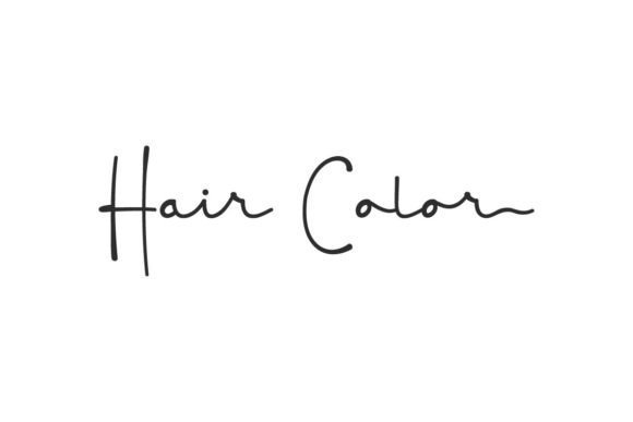 Hair Color Font - Featured Image