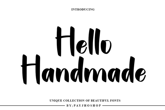 Hallo Handmade Font Download for Desktop