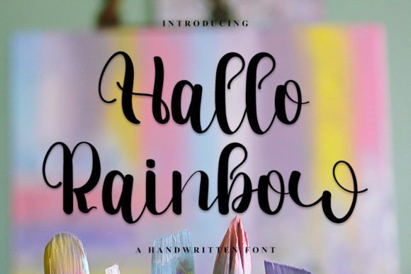 Hallo Rainbow Font Download for Desktop