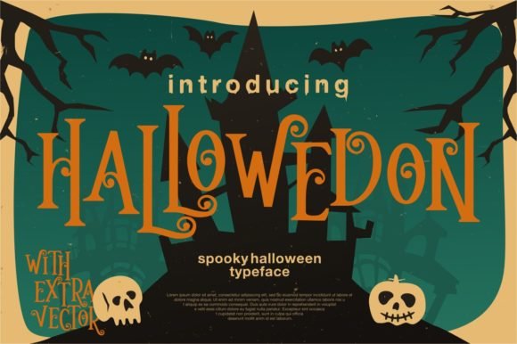 Hallowedon Font - Featured Image