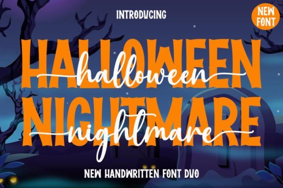 Halloween Nightmare Duo Font - Featured Image