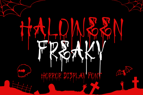 Haloween Freaky Font - Featured Image