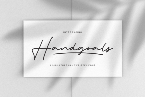 Handgoals Font Download for Desktop