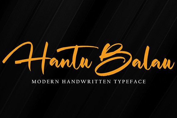 Hantu Balau Font - Featured Image