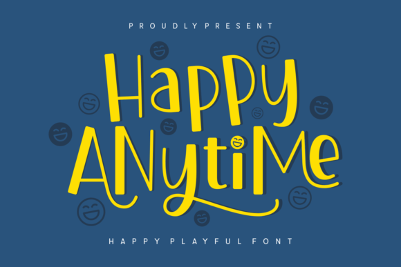 Happy Anytime Font - Featured Image
