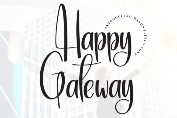 Happy Gateway Font - Featured Image