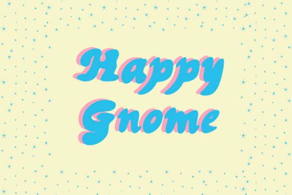 Happy Gnome Font - Featured Image