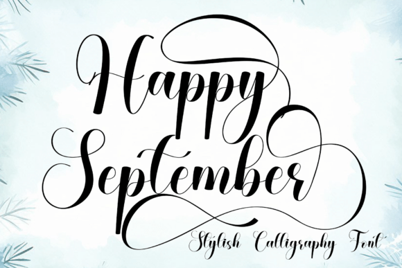 Happy September Font - Featured Image