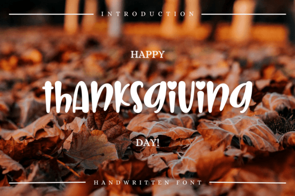 Happy Thanksgiving Day Font Download for Desktop