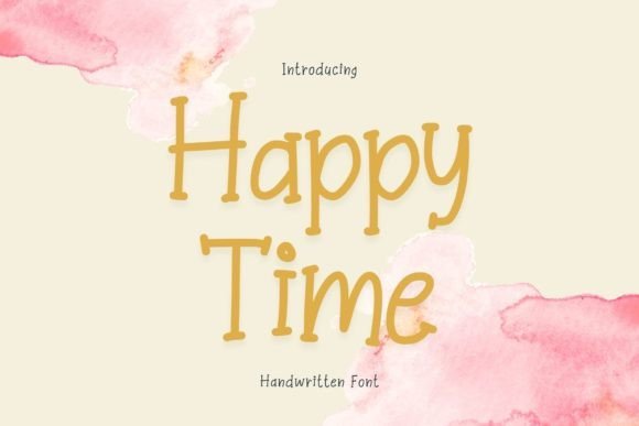 Happy Time Font - Featured Image