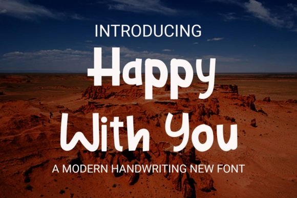 Happy with You Font - Featured Image