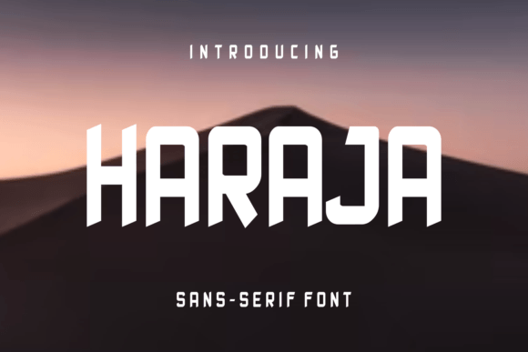 Haraja Font Download for Desktop