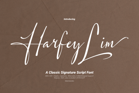 Harfey Lim Font Download for Desktop