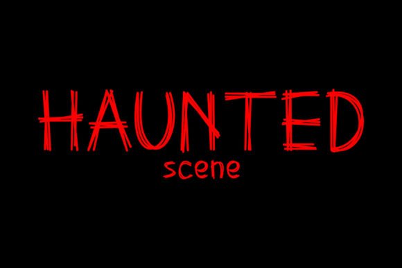 Haunted Scene Font Download for Desktop