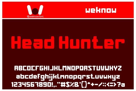 Head Hunter Font Download for Desktop