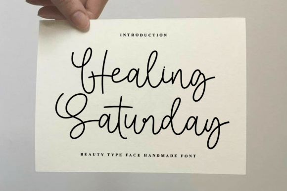 Healing Saturday Font - Featured Image