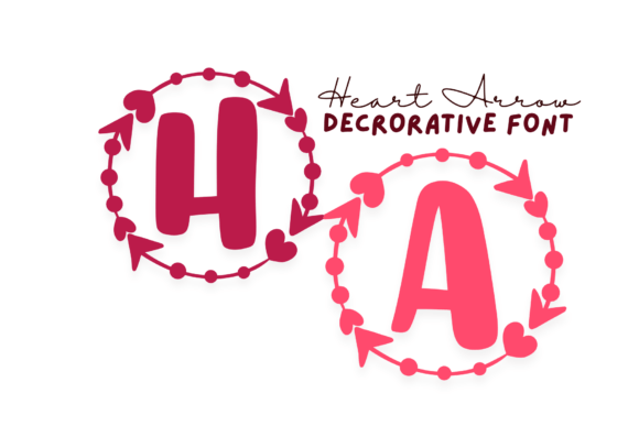 Heart Arrow Font - Featured Image