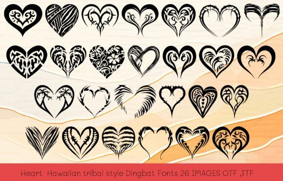 Heart Hawaiian Tribal Font Download for Desktop