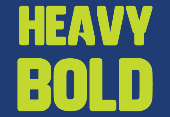 Heavy Bold Font Download for Desktop