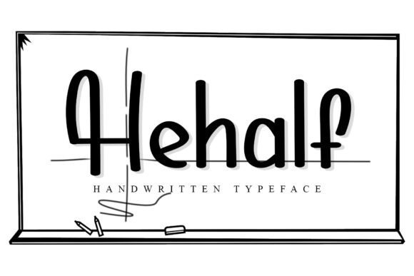 Hehalf Font - Featured Image