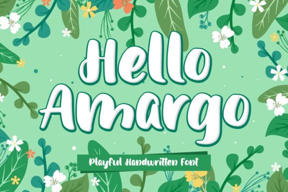 Hello Amargo Font Download for Desktop