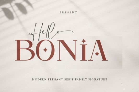 Hello Bonia Font - Featured Image