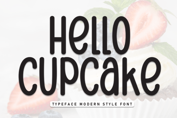 Hello Cupcake Font - Featured Image