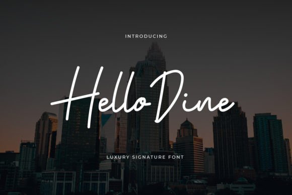 Hello Dine Font Download for Desktop