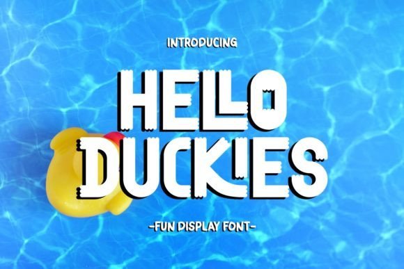 Hello Duckies Font - Featured Image